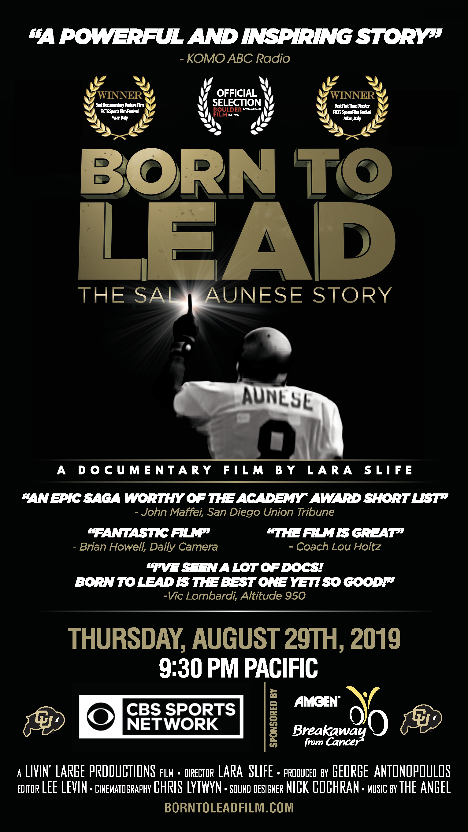 Born To Lead - CBS Sports Encore Presentation